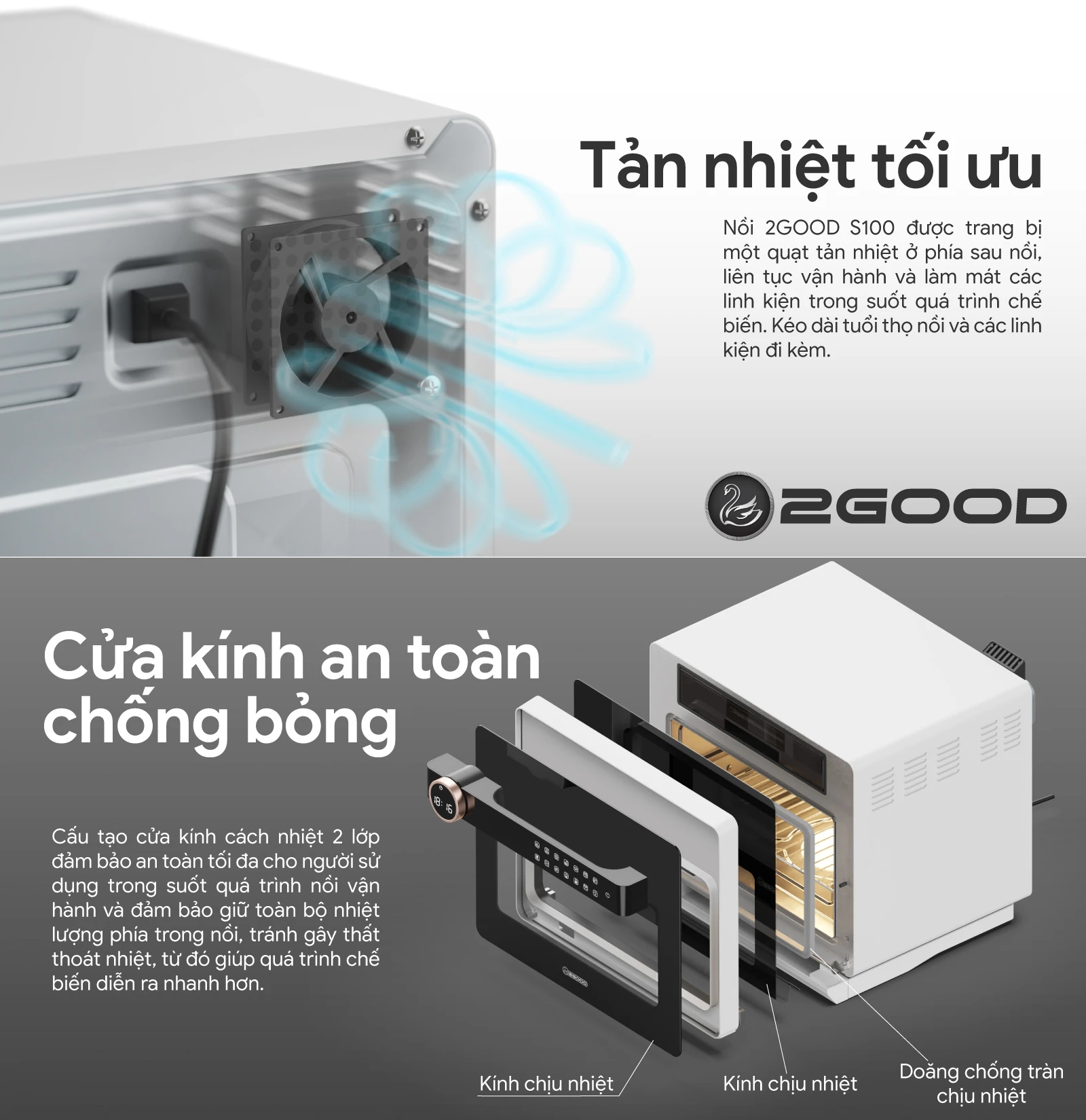 Nồi Chiên Không Dầu Hơi Nước 20 Lít&nbsp;